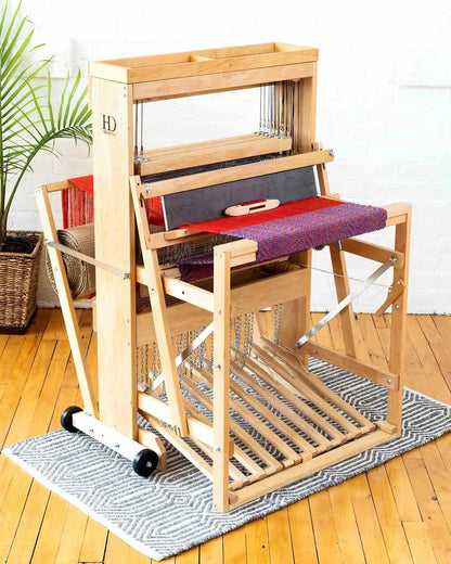 Harrisville Designs Model A8 Bodenwebstuhl mit 8 Schäften und 10 Tritten aus Hard Rock Maple